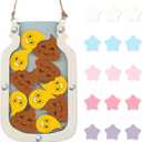 Qunclay Reward Jar for Kids Pot Training Reward Jar Classroom Incentive Good Behavior Responsibility Chart for Christmas Boys Girls Gift(Fresh Style)