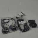Corded Telephone Headset with Noise Cancelling Mic RJ9 U10P Bottom Cable Compatible with Polycom VVX, Avaya Digital, Fanvil, AudioCodes, Nortel, Office Call Center Landline Deskphones