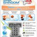 SinkShroom The Revolutionary Sink Drain Protector Hair Catcher/Strainer/Snare, Gray