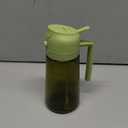 SWEET VIEW 1PCS Olive Oil Dispenser– 16oz/470ml Glass Light-Proof Oil Pourer for Kitchen, Air Fryer, Cooking, Salad, and BBQ