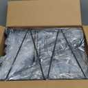 CAROD Upgraded Trash Bag Holder Cart with Storage Basket and Ergonomic Handle, Adjustable Outdoor Leaf Bag Holder from 30-45 Gallon Capacity, Ideal for Yard Clean-Up, Camping, Parties,Leaf Collection