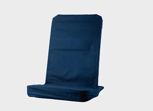 Original BackJack-Made in The USA- Extra Large Tough Duck Navy Lightweight Floor Seating Chair for Gaming, Families, Parents, Daycare, Back Support, Reading, Yoga, Meditation, Dorm