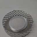 Efavormart 15" Silver Crystal Beaded Metal Riser Cake Stand