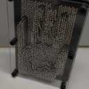 3D Pin Art Toy, Large Size 6 X 8Unique Metal 3D Pin Art Board for Kids & Adults (Silver, Metal)