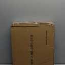 FoverOne Bamboo Bread Box for Kitchen Countertop, Rolltop Breadbox Breads Storage Boxe with Adjustable Middle Shelf