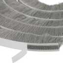 uxcell 32.8 ft Window Seal Strip, Self-Adhesive Weather Stripping Sliding Door Soundproof Dustproof Draft Blocker for Cabinet Doors Windows, 0.35 Inch Wide x 0.59 Inch Thick, Grey