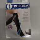 Truform Sheer Compression Stockings, 15-20 mmHg, Women's Knee High Length, Open Toe, 20 Denier, Nude, Small