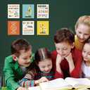 KAIRNE Science Wall Art,Inspirational Science Quotes Canvas,Fun Experiment Room Decor,Chemistry Wall Decoration,Motivational Explore Paintings for Classroom,Playroom,Middle High School (8x10inch)