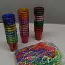 Janmercy 39 Pieces Shot Glass on Beaded Necklace Plastic Shot Glass Necklaces Beads Necklace Cups Naughty Favors for Adults and Teens Party Supplies, 13 Assorted Styles