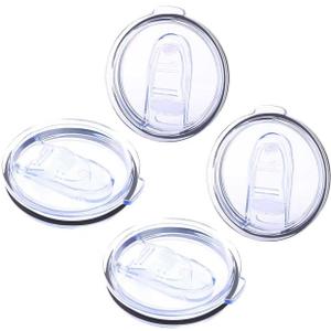 30oz Tumbler Lid Replacement - Be suitable for Rtic tumbler lid replacement, Leak-Proof and Reusable. Pack of 4.(Incompatible with the old Rtic 30oz model)