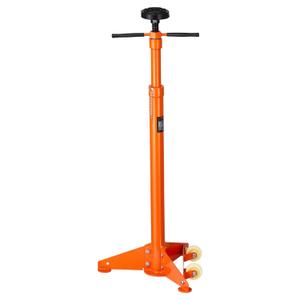 VEVOR Underhoist Support Stand, 3/4 Ton Capacity Under Hoist Jack Stand, Lifting from 38.4 to 75.4 in, Bearing Mounted Spin Handle, Self-Locking Threaded Screw, Two Wheels, Support Vehicle Components