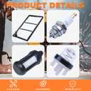 TS410 TS420 Air Filters,3 Tune Up Kit for Stihl TS410 TS420 TS410Z TS420Z TS480i TS500i Concrete Cut Off Saw Air Filter & Pre Filter Set 4238 140 4401 4238-140-4404
