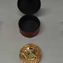 Brass Nautical - Antique Brass & Copper Sundial Compass, Sundial Clock in Box Gift Sun Clock Ship Replica Watch