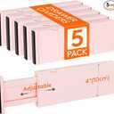 Lifewit 5 Pack 4" High Drawer Dividers 28-43.5cm/11-17" Adjustable Drawer Organizer for Clothes/Utensils, Expandable Drawer Separator in Dresser/Kitchen/Bedroom/Office Organization & Storage (Pink)