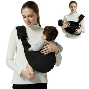Baby Sling Carrier, Toddler Sling Carrier, One Size Fits All, Black
