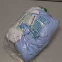 White and Blue Arch Backdrop Cover 7.2FT 6FT Wedding Arch Covers Set of 2 Spandex Fitted Fabric Backdrops Double-Color Arches Covers Stretchy Backdrop for Party Baby Shower Birthday Decoration