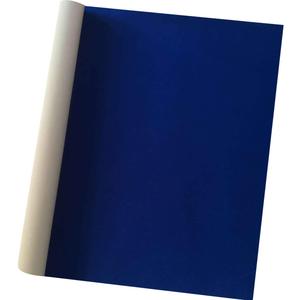 Self Adhesive Velvet Flocking Liner for Jewelry Drawer Craft Fabric 17.7" x 117" Peel and Stick Velvet Liner for Jewelry Box (Blue)