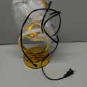 Modern Table Lamp, LED Bedside lamp with USB C+A ports, Touch Stepless Dimmable Nightstand lamp, Unique Spiral Table lamp for Bedroom Living Room Home Office, Spiral lamp for Ideal Gift, Gold