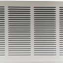 16" x 8" Return Air Grille,White