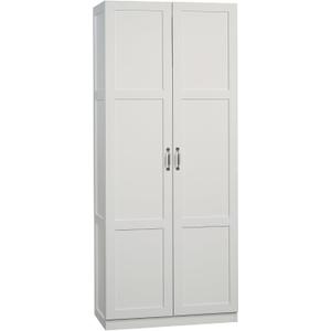 Sauder Select Storage Cabinet/ Pantry cabinets, White finish, L: 29.69" x W: 16.34" x H: 70.10"