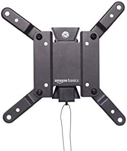Amazon Basics Tilt TV Wall Mount fits 12-40 inch TVs and VESA 200x200, Black