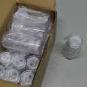 20 Pcs 15g/ 0.5oz Deodorant Jars Empty Refillable Round Plastic Deodorant Bottles Twist Up Bottom Filling Stick Tubes for Homemade DIY Lotion Bar Chapstick - Clear