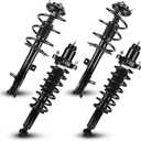 Front & Rear Left and Right Complete Strut Spring Assembly Shock Absorbers Fit for Dodge Caliber 2007-2012(Exc. RT/SRT-4 Models), for Jeep Compass Patriot 2007-2016, 172367 172368 172401(Set of 4)