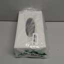 KINGFOM Rectangular PU Leather Tissue Box Cover - Facial Tissue Paper Napkin Holder for Bathroom, Home, Office, Car Automotive Decoration with Magnetic Bottom(White)