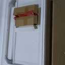 Makeup Vanity Table with Touch Screen Lighted LED Mirror Curved Edge Dressing Table with Storage Drawer Vanity Desk for Chamber Practical(White)