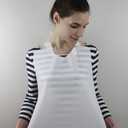 100 Pack Disposable Plastic Adult Bibs