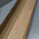 3.5"W 36" L Solid FAS1 Red Oak Floor Transition Strip, 3/4" Overlap Threshold for Doorways, Reduces Height Differences Between Carpet Tile Wood Vinyl Laminate Flooring (Unfinished), 3/4" Overlap-3.5"W-36"L-1pcs