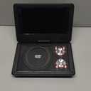 11.5" Portable DVD Player with 9.5" Swivel Screen, 5-Hours Rechargeable Battery,Car DVD Player for Kids,Support CD/DVD/SD Card/USB,Regions Free,Dual Speakers,Black