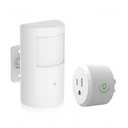 ASOFTY Motion Sensor Switch with Outlet, Wireless Motion Activated Light Control, Infrared Motion Activated Sensor, Wireless Motion Detector and Plug Set for Lights and Home Devices