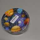 Funnymoom 60 Pcs Outer Space Birthday Party Supplies 7 Inch Solar System Paper Plates Astronaut Dessert Plates Space Theme Party dishes for Birthday Baby Shower Decorations