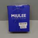 MIULEE White Sheer Curtains 84 Inches Long, 4 Panels Set, Light Filtering Rod Pocket Voile Drapes for Living Room and Bedroom, Airy Soft Fabric Window Treatments, 42 x 84 Inches