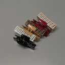 6Pcs Silicone Hair Claw Clips for Women, Mellow Flexible Hair Clip No Normal Hard Plastic Material,Non-Slip Strong Hold Durable Won't Break Cozy Claw Clips for Thick Hair