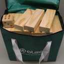 Olsa Giant Tumble Tower 57PCS Wooden Block Stacking Yard Games with Carrying Bag Classic Indoor & Outdoor Game for Adults and Family Party Games for Backyard Lawn Beach Camping (Over 4.2 Ft)