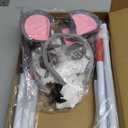 8Pcs Halloween Mouse Costume Accessories Set Blind Mouse Costume Kit including Headbands Round Sunglasses Folding Blind Cane White Gloves for Halloween Party Favor Accessories