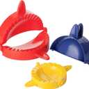 BTaT- Dough Press Set, 3 Pack, Empanada Press, Dough Press, Dumpling Press, Hand Pie Press, Mini Pie Press, Hand Pie Maker, Meat Pie Cutter, Pie Press, Pastry Press, Turnover Press, Christmas Gifts (Assorted Colors 1)