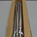 AIZESI Silver Spring Tension Curtain Rod, 31-77in, Adjustable, No-Drill
