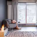 uxcell Double Curtain Rod Bracket, 4Pcs - Aluminum Alloy Curtain Rod Holders, Curtain Rod Hooks Fit for 0.8-1 Inch Drape Poles for Wall Hanger (Black)