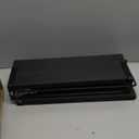 RICHER HOUSE Bathroom Shelves, Black Floating Wall Shelf Organizer Over Toilet Storage with 2 Shelves