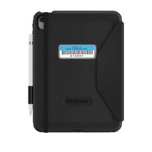 OtterBox Defender for Business Folio Accessory (Folio ONLY) for iPad (A16) & iPad 10th Gen - Black (Non-Retail Packaging)