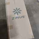 ZINUS 12 Inch King Green Tea Memory Foam Mattress [New Version], Fiberglass free, Medium Firm Feel, Zoned Pressure Relief, Certified Safe Foams & Fabric, Mattress in A Box (White)