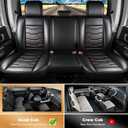 AOMSAZTO for Dodge RAM 1500 Seat Covers 2500 3500 2026-2025-2024-2012 Truck, Size: Curved Bench-5 Seats