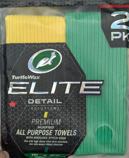 Turtle Wax Elite All Purps 2 Pack Microfiber Towel