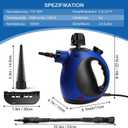 KLONA Steam Cleaner, Multi-Purpose Handheld with 10 Accessories for Removing Steam Cleaner for All Dirt, Upholstery Furniture, Sofa, Tiles, Floor,Car, Window, Bathroom,Upholstery