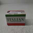 gisfim 300 Pcs Italian Vocabulary Flash Cards Beginner Vocab with Pictures Italian Verb Conjugation Present Tense Memory & Sight Words Essential Translations Learn Language Cards in A Fun & Easy Way