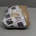 H.VERSAILTEX Velvet Recliner Chair Covers 1-Piece for Reclining Chair, Recliner Cover Feature Thick Luxury and Soft Fabric with Elastic Bottom, Anti-Slip Foams Attached (Brown,X-Large)