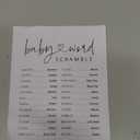 GardenCity Baby Shower Games for Girl Baby Trivia and Word Scramble Game, 50 DoubleSided Cards (Blush Pink, White)